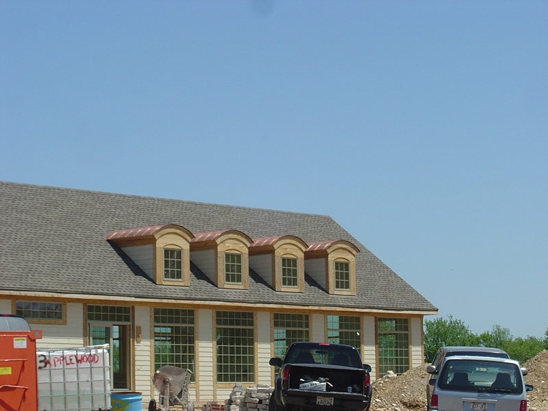 Copper Barrel Dormer Roof