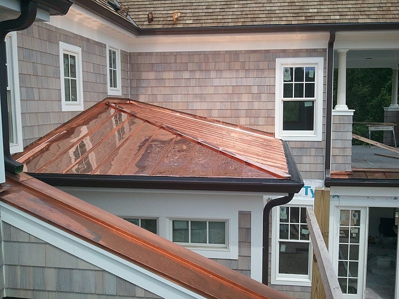 Copper Standing Seam Roof